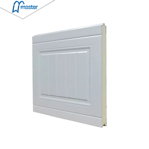 Panneaux <span class=keywords><strong>de</strong></span> <span class=keywords><strong>porte</strong></span> <span class=keywords><strong>de</strong></span> <span class=keywords><strong>garage</strong></span> isolés en mousse PU en acier sandwich à l'épreuve des doigts, sectionnels, sur mesure, 40 mm, 50 mm - Product Image 2