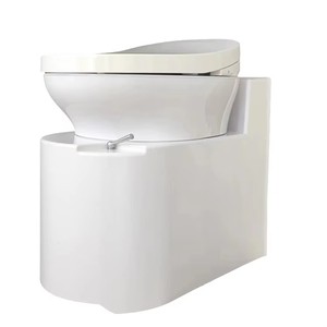 Structure monobloc de toilette électrique RV entièrement automatique avec fonction <span class=keywords><strong>d</strong></span>'écrasement pour accessoires de salle de bain - Product Image 1