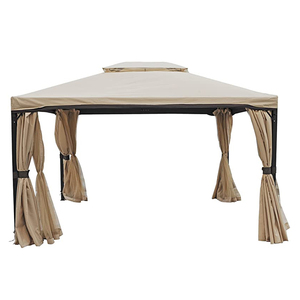 Tienda portátil emergente instantánea Gazebo de doble capa para exteriores con cuenta de mosquitos, cubierta exterior para dosel, dosel solar, comodidad - Product Image 3