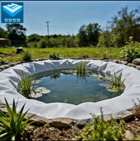 Bâche de bassin en PEHD blanc pour pisciculture 1,0 mm-3,0 mm, Géomembrane HDPE Vitality