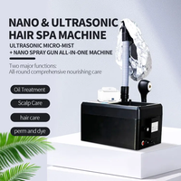T harga pabrik topi uap rambut Nano & topi penguapan semprotan rambut kabut mikro Nano semprotan rambut berdiri topi celup rambut Salon Spa