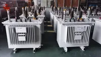 50kva 100kva 200kva 500kva 1000kva 2000 Kva transformateur immergé dans l'huile 11kv 33kv abaisseur de tension 400v 240v avec certificat CE