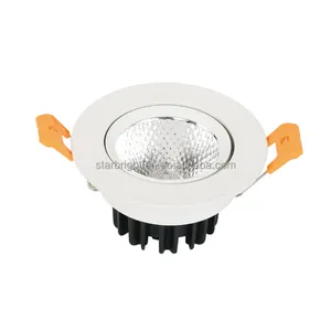 Cheap Wholesale 7w Light Led Cob Downlight Adjust Down Lights Spotlight Adjustable Recessed Led Downlight