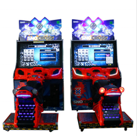 Dinibao Machine de jeu de voiture de course d'arcade vidéo simulateur de moteur de neige à pièces