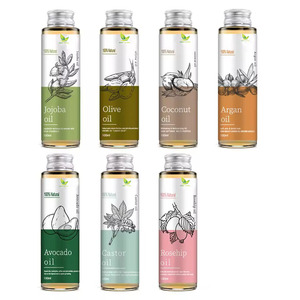 <span class=keywords><strong>Aceite</strong></span> de jojoba de ricino puro 100% para el crecimiento del cabello, <span class=keywords><strong>pestañas</strong></span>, <span class=keywords><strong>aceite</strong></span> portador de rosa mosqueta de aguacate para aceites esenciales, masaje - Product Image 2