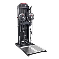 Machine Commerciale en Acier à Sélection de Poids, Multi-Exercices, pour Élévations Latérales Doubles et Pectorales, Résistance Réglable, Pile de Poids de 170 Lbs