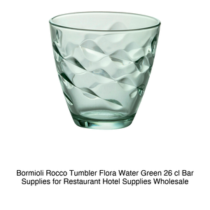 Verre à eau Flora Green 26 cl Bormioli Rocco H 8 cm Ø 8,5 cm - Product Image 2