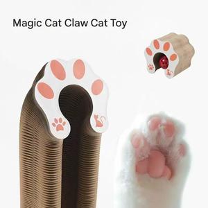 OEM Custom Logo Eco-Friendly Paper Multi-Shape <b>Cat</b> Scratch Board Nest Wear-Resistant Scratcher Toy Claw Grinding Board <b>Box</b> - Product Image 4