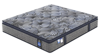 Surmatelas rafraîchissant en gel orthopédique de haute qualité à ressorts ensachés, fermeté extra douce, 30 cm, conception à isolation des mouvements
