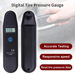 Wholesale Custom Logo Tyre Plus Digital Display Electronic Tire Pressure Meter Gauge For Tractor Truck Passat