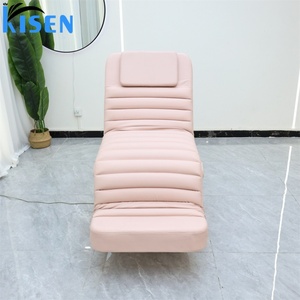 KISEN Mobilier de Salon de Luxe, Table de Massage Électrique, Chaise Cosmétique, Lit Facial pour Salon de Beauté avec 3 Moteurs et Commande au Pied - Product Image 3