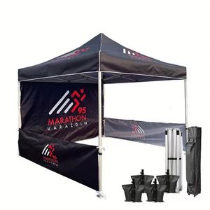 Carpa Plegable Portátil de Aluminio y Acero para Eventos, 10x10 pies (3x3 m), Tipo Gazebo, para Ferias Comerciales, Publicidad y Exhibiciones - Product Image 4