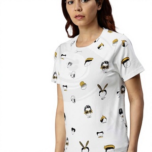 Wholesale Women's Oversized Casual Canvas T-Shirts-Modern Design High Quality Quick Dry Breathable Customized Color Logo <b>Summer</b> - Product Image 1