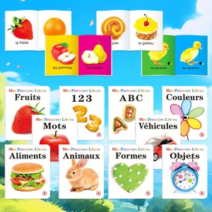 Vente en gros de livres d'apprentissage précoce personnalisés pour enfants, 1 lot de 10 livres d'alphabétisation encyclopédiques de ma première série, dix livres d'apprentissage - Product Image 2