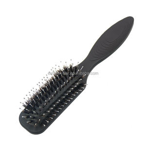 Fabricantes Peine de plástico Logotipo de nailon Peluquero personalizado Extensión flexible Peluca rizada húmeda <span class=keywords><strong>Cepillo</strong></span> <span class=keywords><strong>para</strong></span> desenredar el cabello <span class=keywords><strong>Denman</strong></span> - Product Image 4