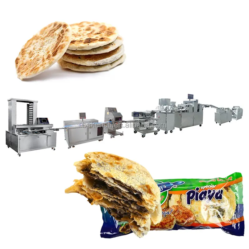 Shanghai Bakenati BNT-209 Fully Automatic For High-volume Factories Bread Production Line Philippine Piaya Machine