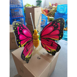 12V màu xanh Nhà sản xuất không thấm nước năng động bướm khuôn 3D LED Đèn Halloween Trang trí cho khu vườn ngoài trời - Product Image 3