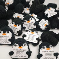 Poupée Patate Tricotée Inspirante en Polyester Faite à la Main au Crochet, Motif Raton Laveur, 120 Styles, Cadeau de Noël et de Remise de Diplôme