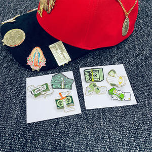 เข็มกลัดติดปกรูปปีกออกแบบได้ตามต้องการของขวัญขัดเงาออกแบบได้ตามที่ต้องการ - Product Image 1