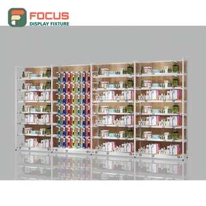 Luxury Wig Display Counter Glass Showcase Drawer Integrated Shelf Human Hair Display Counter - Product Image 3