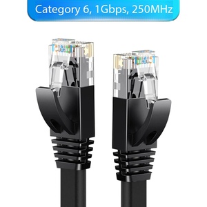 Cable de Conexión Ethernet Cat6a UTP, 26AWG, Cobre Desnudo, 8P8C, RJ45, Revestimiento de PVC, Cable LAN de Alta Velocidad para Router y Switch - Product Image 1