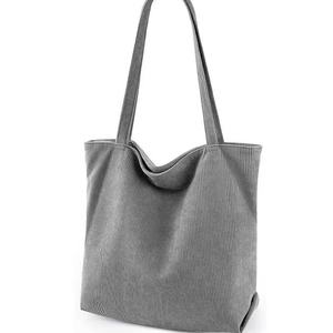<strong>KALIDI</strong> FANCY FOREST Corduroy Tote <strong>Bag</strong> with Zipper for Women Two Packs Large Shoulder Hobo - Product Image 4