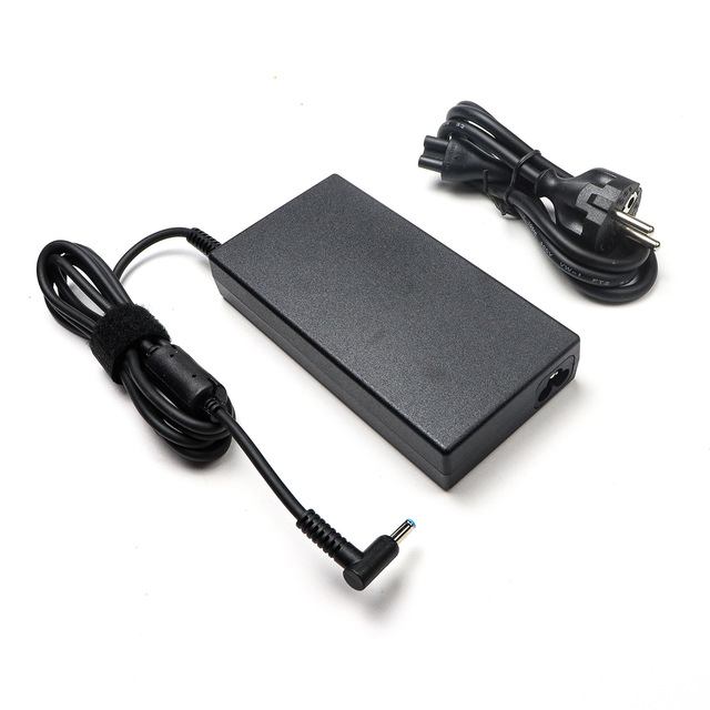 120W 19.5V 6.15A Ultra-Slim Laptop Power Adapter 4.5*3.0mm Blue Tip DC Jack Replacement Charger Compatible for Laptop Computer