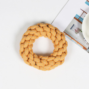 Ensemble de jouets en corde de coton pour chien, jouets à mâcher pour chiots résistants aux morsures, jouets pour nettoyer les dents, jouets à mâcher pour animaux de compagnie - Product Image 2