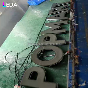 Letreros LEDA personalizados con iluminación LED, letras 3D con canal de luz LED, letras acrílicas para tiendas de bodas - Product Image 3