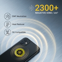 Autocollants anti-radiation pour téléphone portable, économiseur d'énergie, protection EMF 5G, bouclier quantique, emballage OEM 6 pièces par boîte