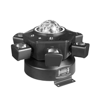 QSE éclairage 150W 6 bras kaléidoscope lumière LED bande RGBW Laser stroboscopique DMX piste de danse scène lumière DJ Disco IP33 6000K Ra90