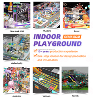 Équipement de terrain de jeu intérieur de qualité commerciale Non toxique rembourré doux enfants balle Blaster Arena FEC divertissement enfants