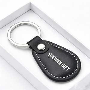 Portachiavi Creativo Retrò Personalizzato con Logo e Forme su Misura, Design in Pelle PU con Logo Personalizzato, Idea <span class=keywords><strong>Regalo</strong></span> - Product Image 4
