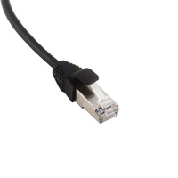 Cable de extensión de red RJ45 de 30CM Ethernet LAN 8P8C Cable de extensión de montaje en panel de tornillo macho a hembra