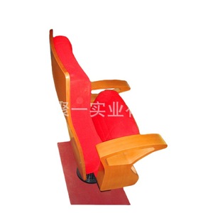 Chaise de théâtre en tissu et métal avec accoudoirs pour auditorium, école, usage commercial - Product Image 5