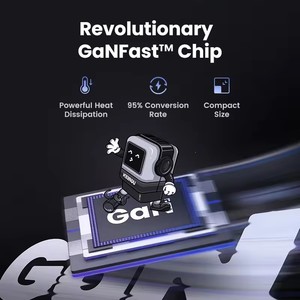 Cargador USB C <span class=keywords><strong>GaN</strong></span> de <span class=keywords><strong>65W</strong></span> PPS <span class=keywords><strong>UGREEN</strong></span>, Diseño de Robot, Adaptador de Carga Rápida, Mini Cargador de Pared Portátil, Adaptador de Corriente para iPad y MacBook - Product Image 5