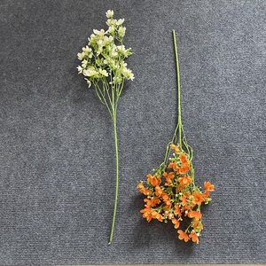 <span class=keywords><strong>Fleur</strong></span> artificielle Daphné à tige unique, rose vintage en soie, pour décoration de table de printemps, de ferme ou de mariage - Product Image 4