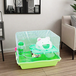 Toptan sevimli kedi kafası ev seyahat taşınabilir Hamster çift katmanlı kafes su ısıtıcısı ile - Product Image 6