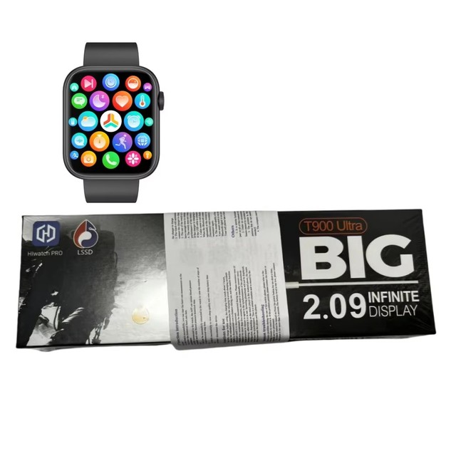 2025 Hot T900 Ultra Smartwatch 49mm 2.09" AMOLED Screen NFC Fitness Waterproof Watches for Man IWO Watch Ultra 9 Smart Watch