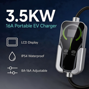 Chargeur de véhicule électrique mobile, nouveau chargeur portable embarqué pour VE 3,5 kW Type 2 / Type 1 / GB/T 16A 200-250V certifié UE Modèle AC1638 - Product Image 2