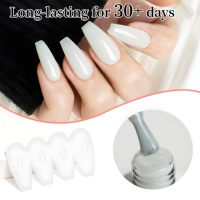 Ensemble de vernis à ongles en gel rose jelly 12 couleurs pour l'été, sans TPO ni HEMA, semi-permanent UV, gel transparent nude, fournitures OEM, marque privée