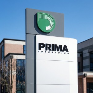 Insegna a Pilone in Alluminio Personalizzata, Insegna Monumentale Illuminata a LED, Insegna Commerciale Architettonica per Esterni - Product Image 2