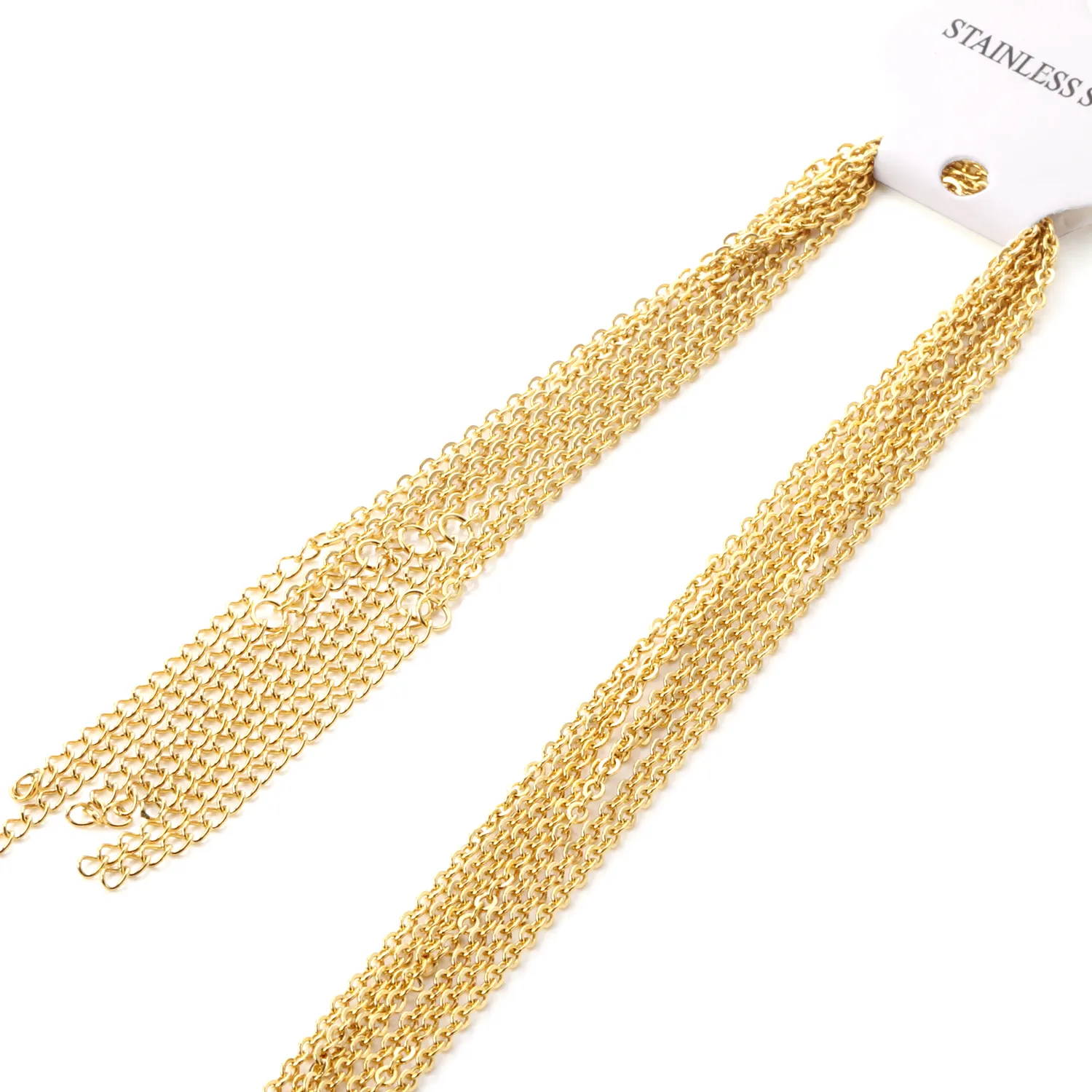 14 Karat Gold gefüllte Kette Edelstahl kette Halskette ohne Anhänger 5cm Verlängerung kette längere Kette für gute Qualität