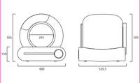 Remplacement de l'entretien des nouveaux accessoires de baril de litière automatique intelligente autonettoyante pour chat
