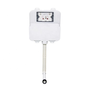 Réservoir de chasse d'eau moderne encastré de 80mm d'épaisseur HDPE FS1001-D compatible WDI pour les salles de bains <span class=keywords><strong>Geberit</strong></span> Sigma - Product Image 2
