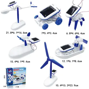 New Arrival 6 In 1 Educational Solar Kit Kids Creative Montessori Toys Children STEM Gift Items