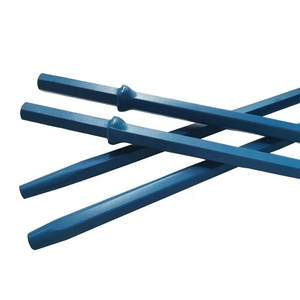 108mm <span class=keywords><strong>Shank</strong></span> H22 H25 khoan thép que 12 độ giảm dần rèn công cụ khoan 55 Vật liệu imnmo 1000-4500mm chiều dài cho khai thác quặng - Product Image 2