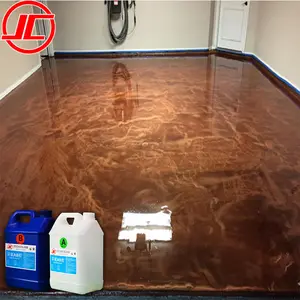 Resina epossidica per pavimenti all'ingrosso facile da usare Super forte lucido chiaro resistente all'acqua
