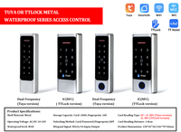 Terminal de contrôle d'accès intelligent WIFI TTLock Tuya, indice d'étanchéité IP66, capacité de 100 cartes d'identité, lecteur de contrôle d'accès