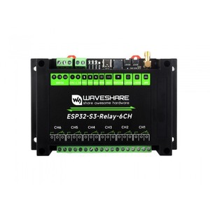 Module relais industriel 6 canaux Waveshare ESP32-S3-Relay-6CH, prend en charge le WiFi pour RS485 embarqué Pico HAT G173 - Product Image 1